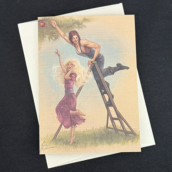 "Lift Down and Not Let Fall" Greeting Card