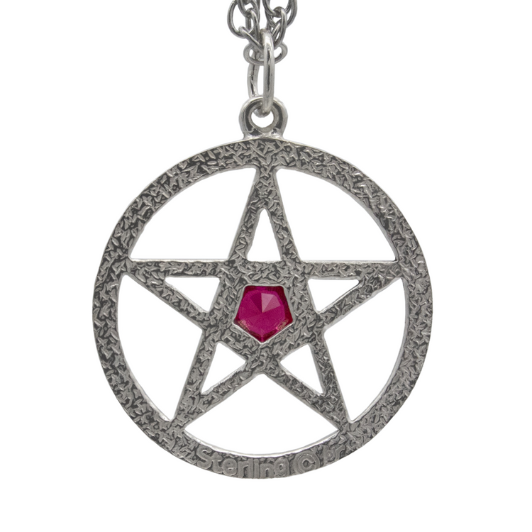 Harry Dresden's Pentacle Necklace with Ruby