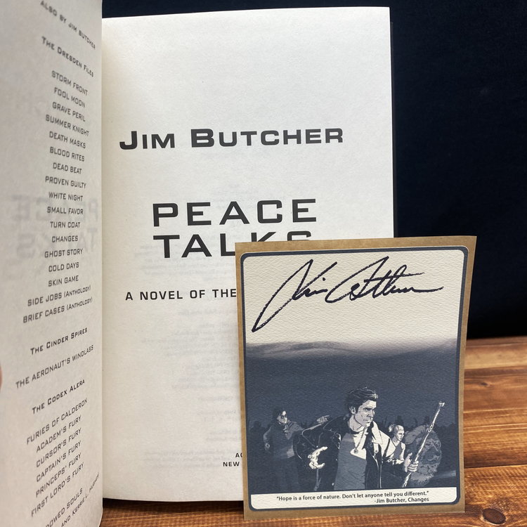 Peace Talks w/Signed Bookplate