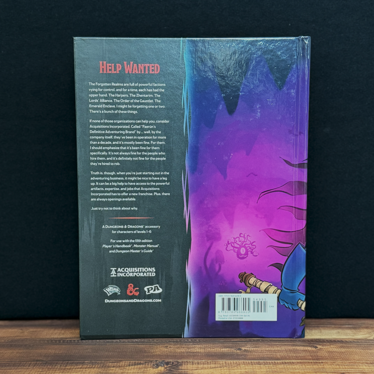 Acquisitions Inc. 5E D&D Hardcover + Exclusive D&D Cards