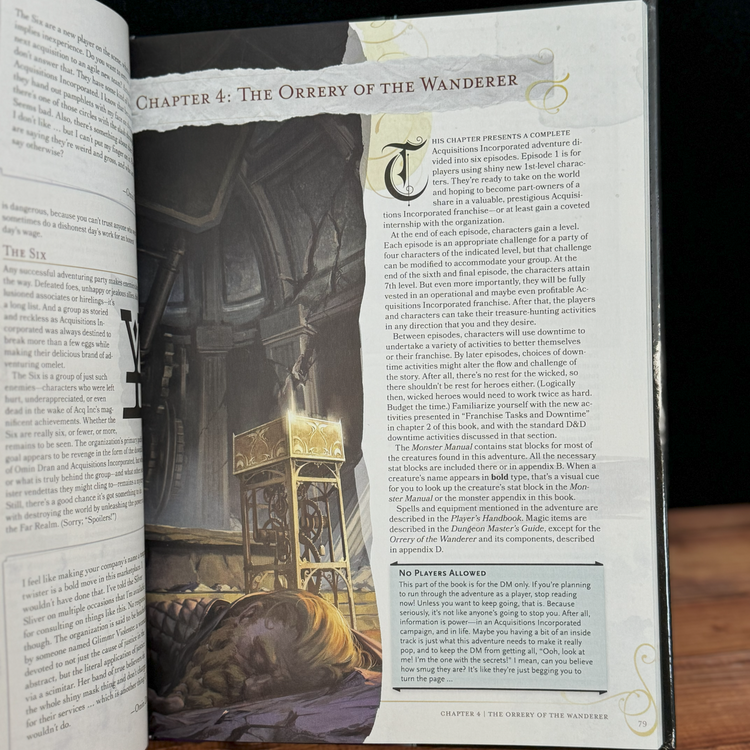 Acquisitions Inc. 5E D&D Hardcover + Exclusive D&D Cards