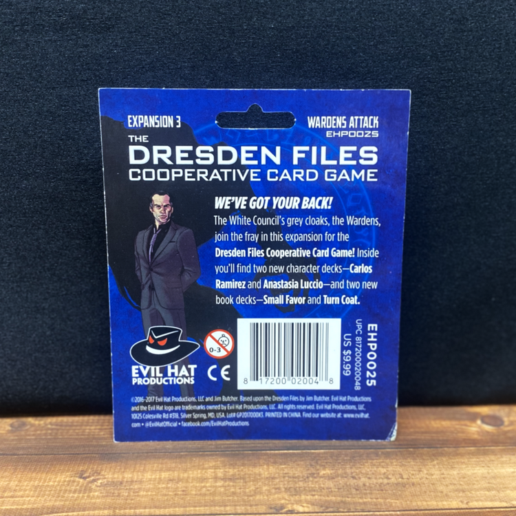 The Dresden Files Cooperative Card Game - Expansion Packs