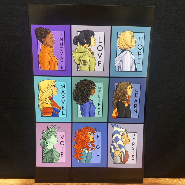 She Series Version Two Art Print