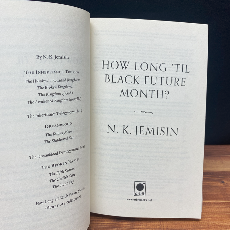 How Long 'til Black Future Month?
