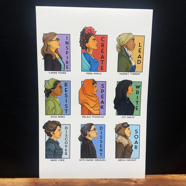 She Series Real Women Art Print