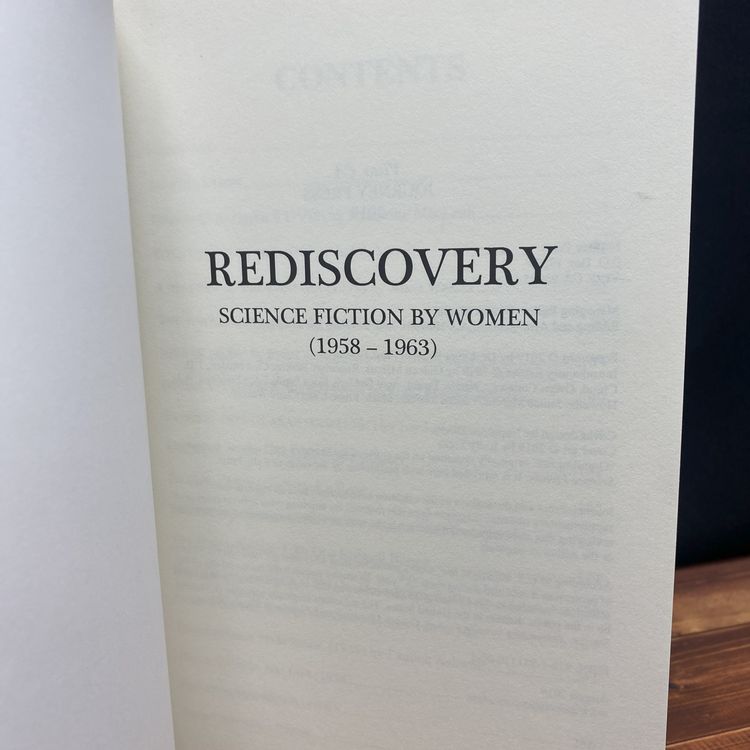 Rediscovery: Science Fiction by Women (1958 to 1963)