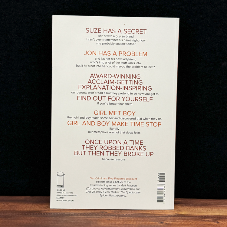 Sex Criminals Volume Five: Five Fingered Discount