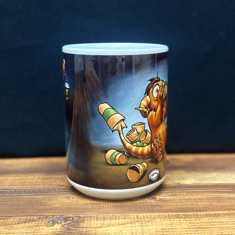 Coffee Critter Triptych Mug