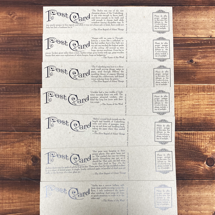 Underthing Postcards