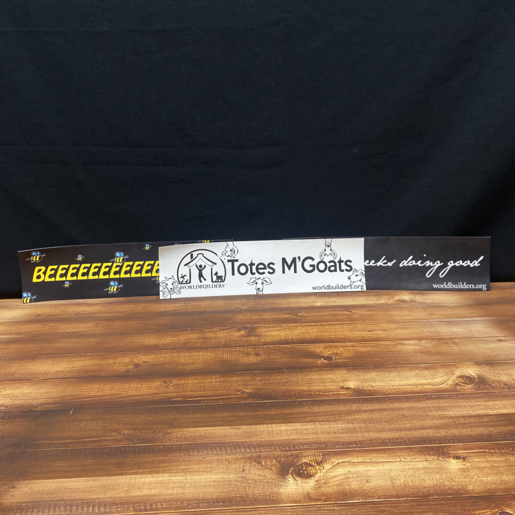 Worldbuilders Bumper Sticker 3-Pack