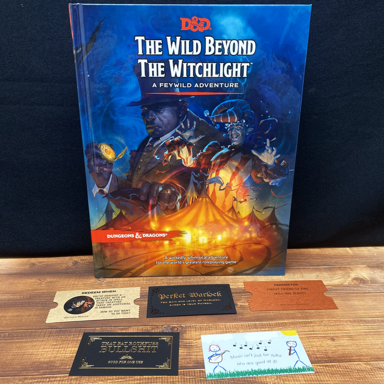 The Wild Beyond the Witchlight: A Signed Feywild Adventure D&D Hardcover + 2 Exclusive Cards!