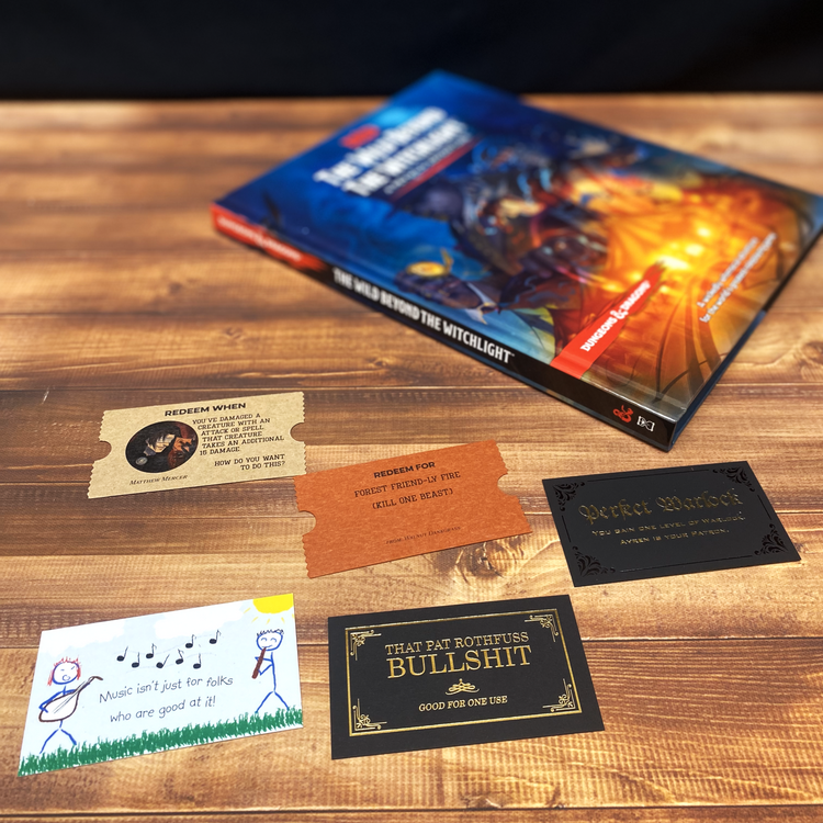 The Wild Beyond the Witchlight: A Signed Feywild Adventure D&D Hardcover + 2 Exclusive Cards!