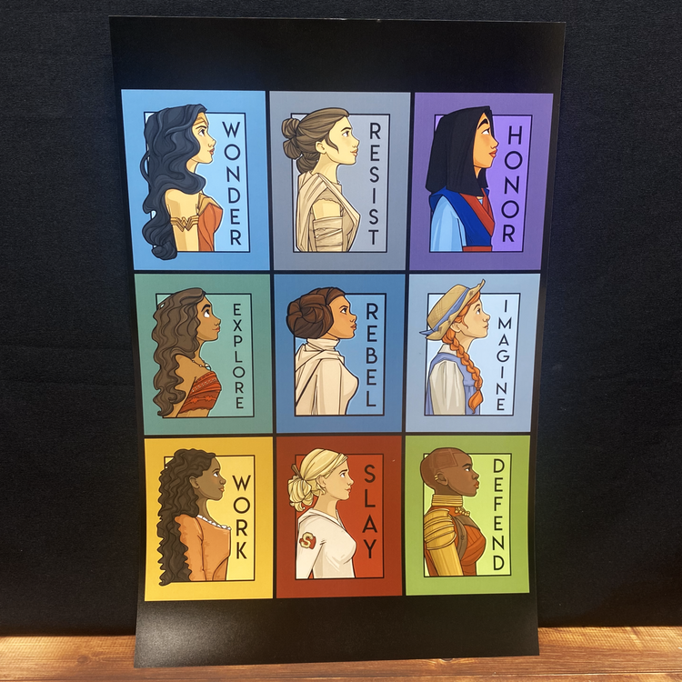She Series Version One Art Print