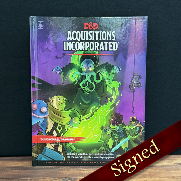 Acquisitions Inc. 5E D&D Hardcover + Exclusive D&D Cards