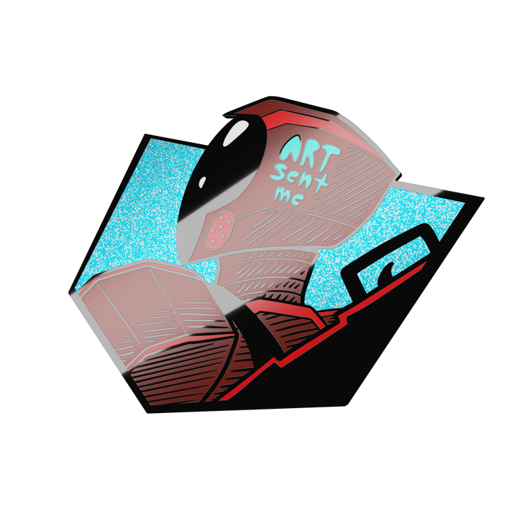 Murderbot Pin: ART Sent Me
