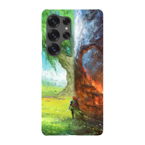 Fire, Thunder, Broken Tree Phone Case - Snap