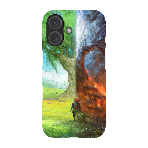Fire, Thunder, Broken Tree Phone Case - Snap