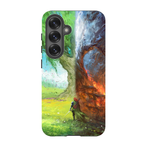 Fire, Thunder, Broken Tree Phone Case - Tough