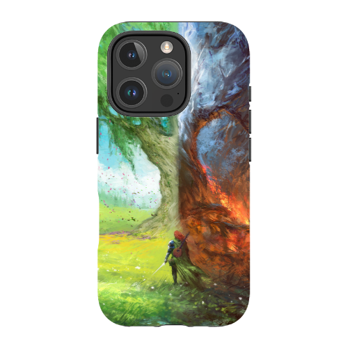 Fire, Thunder, Broken Tree Phone Case - Tough