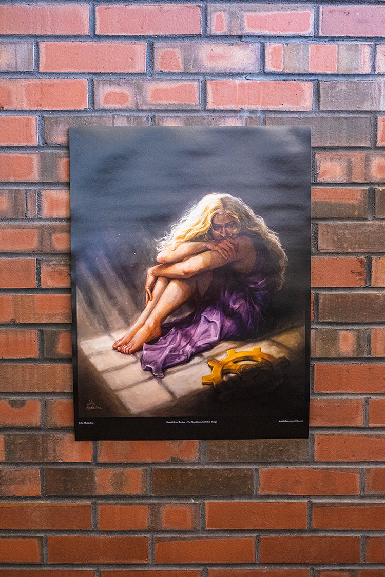 Beautiful and Broken Art Print