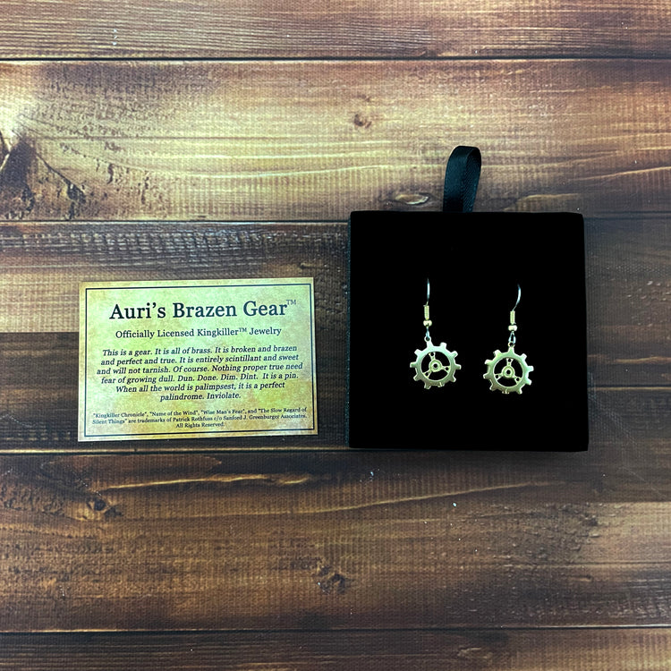 Auri's Brazen Gear Earrings