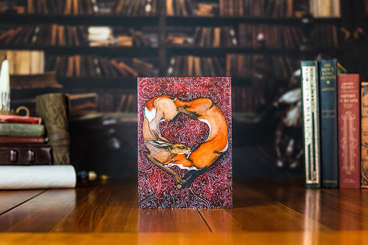 Curious Lovers Greeting Card - Quoted