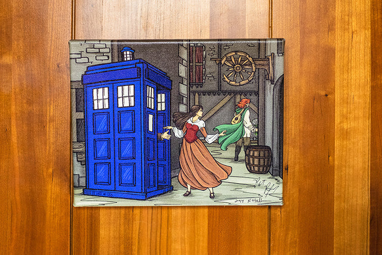 Denna Who? Canvas Print