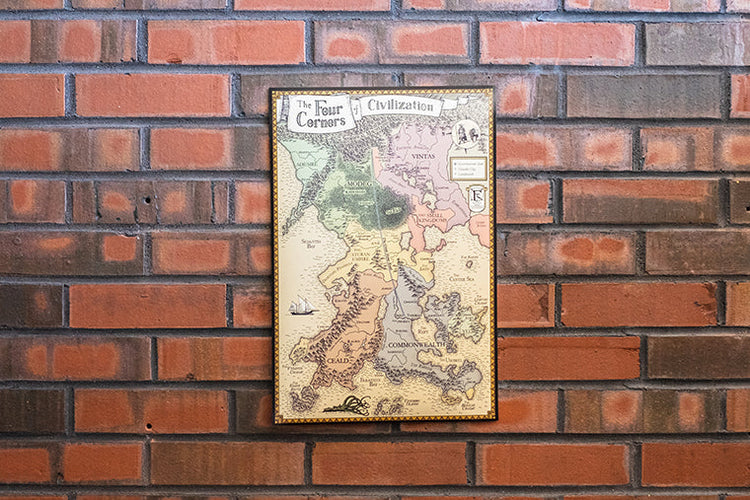 Anniversary Edition Four Corners of Civilization Map