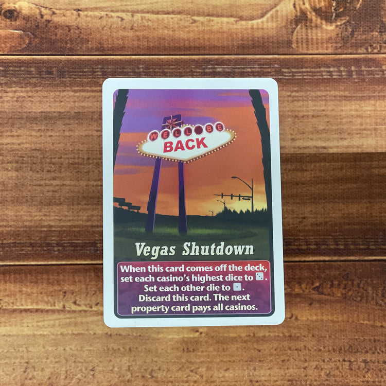 Vegas Shutdown: A Lords of Vegas Promo Card