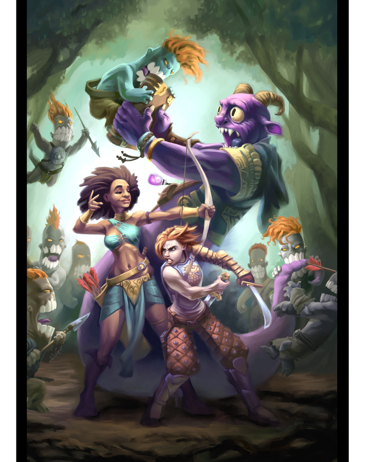 "Chomper Attack" Art Print