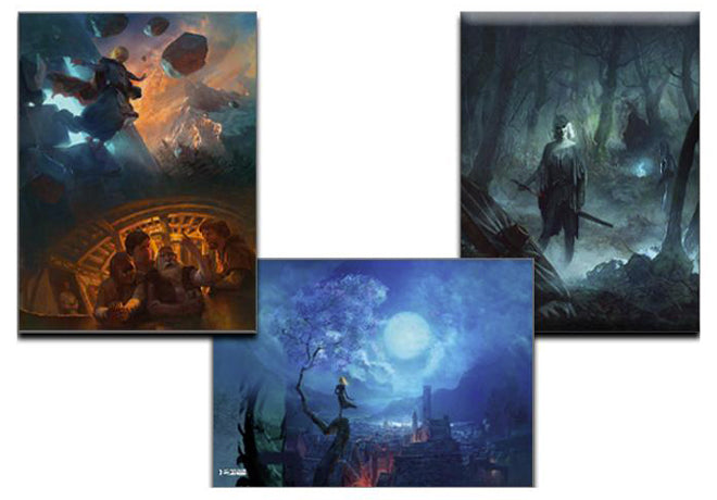 Kingkiller 2020 Art Print set of 3 (with choice of orientation for Aur