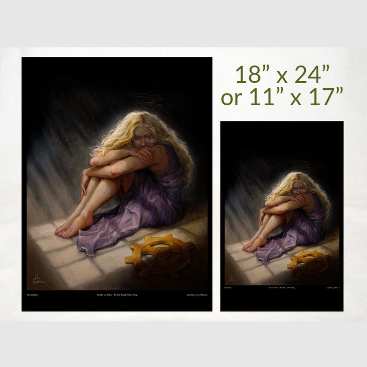 Beautiful and Broken Art Print