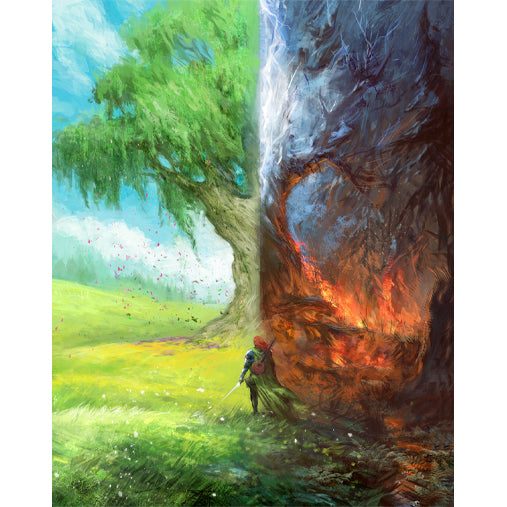 "Fire, Thunder, Broken Tree" KingKiller/Call to Adventure Art Print