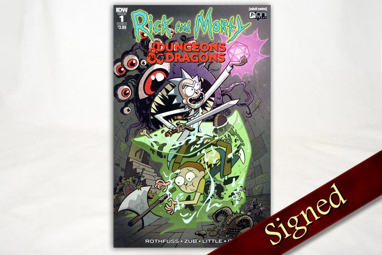 Books - Less Than Perfect Rick And Morty Dungeons & Dragons Comics