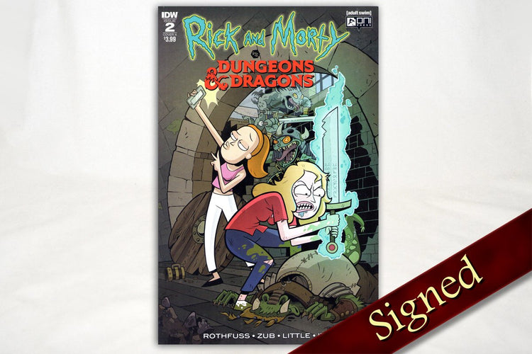 Books - Less Than Perfect Rick And Morty Dungeons & Dragons Comics