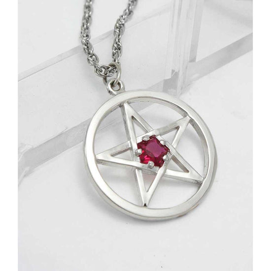Jewelry - Harry Dresden's Pentacle Necklace With Ruby