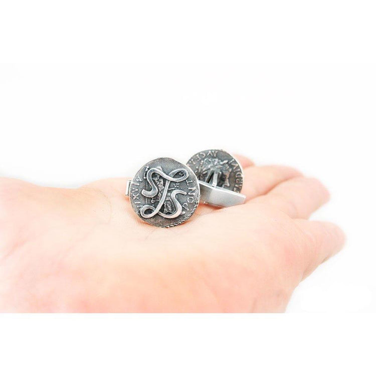 Jewelry - Lasciel's Blackened Denarius Cufflinks