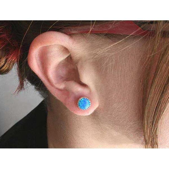 Jewelry - The Winter Knight's Ice Opal Earring