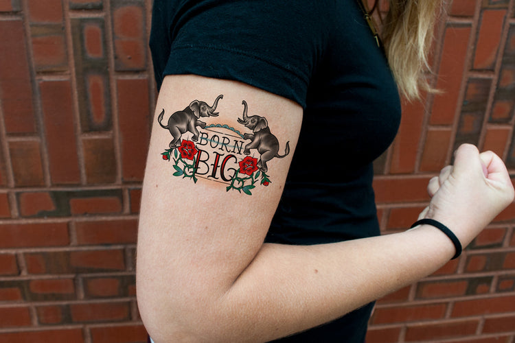 Miscellany - Born Big Temporary Tattoo