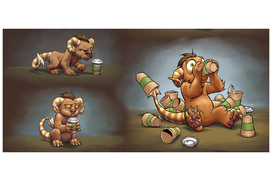 Miscellany - Coffee Critter Triptych Mug