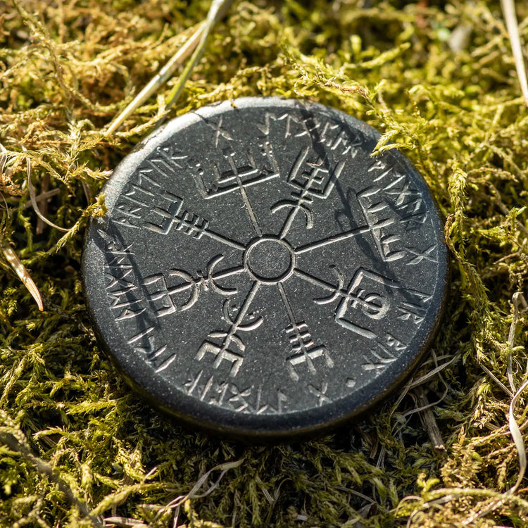 Norse Dual Stave in Iron Coin