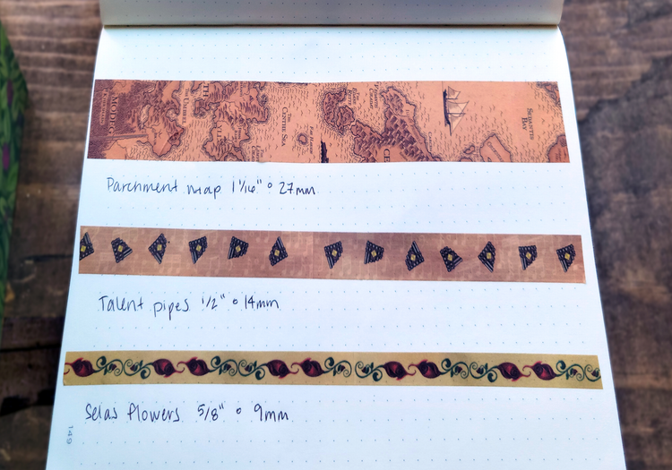 Kingkiller Themed "Washi" Tape
