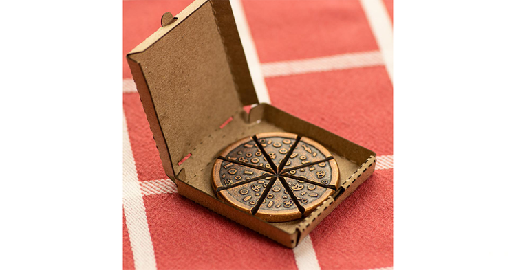 "Pizzas of Eight" Coin