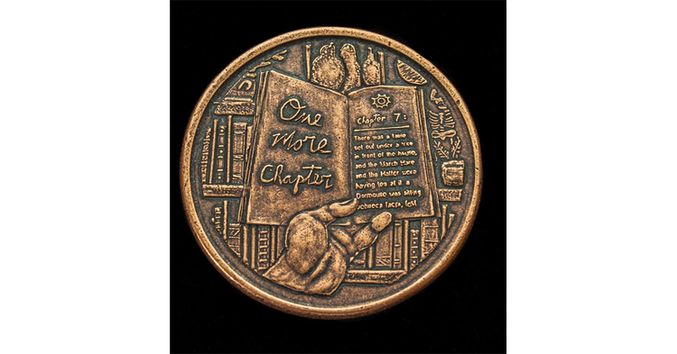 "One More Chapter/Go To Bed" Decision Maker Coin