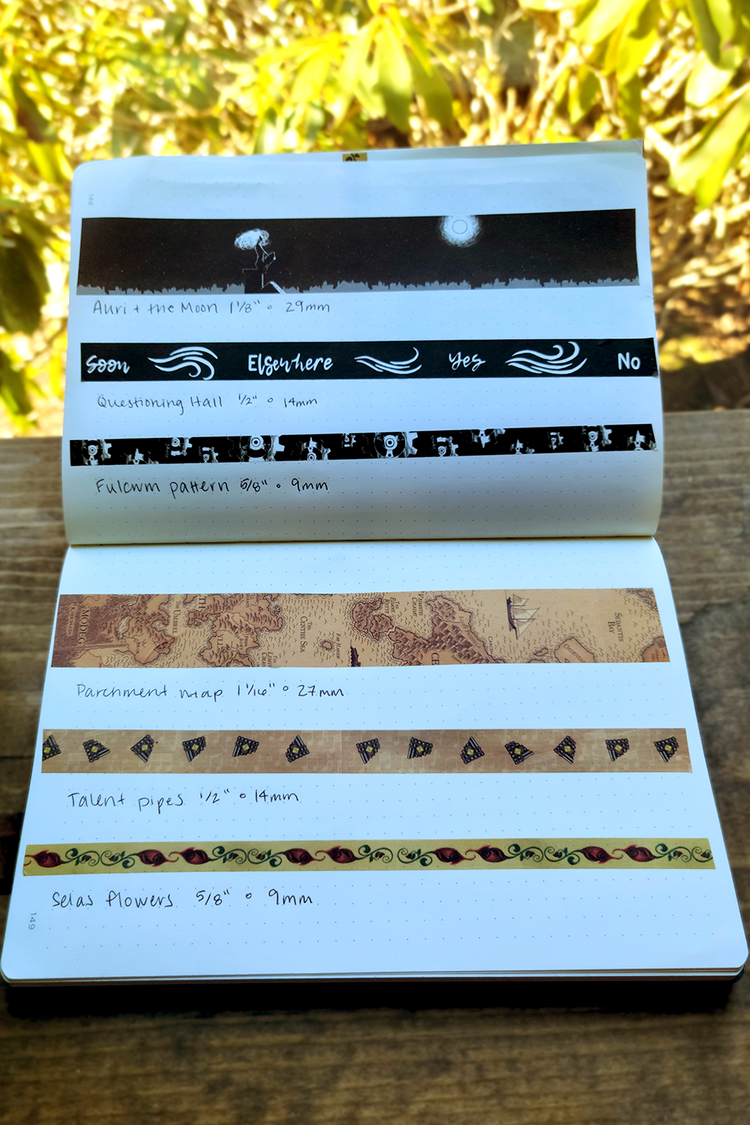 Kingkiller Themed "Washi" Tape