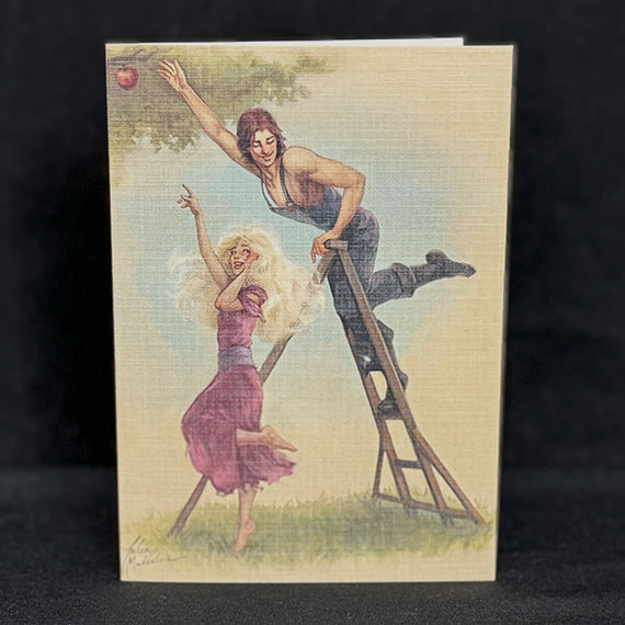"Lift Down and Not Let Fall" Greeting Card