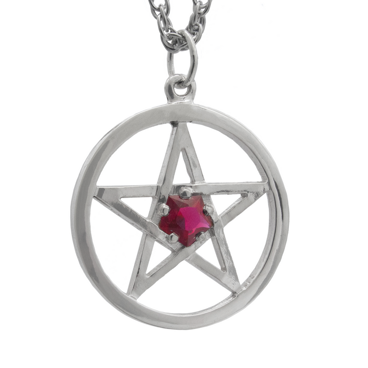 Harry Dresden's Pentacle Necklace with Ruby