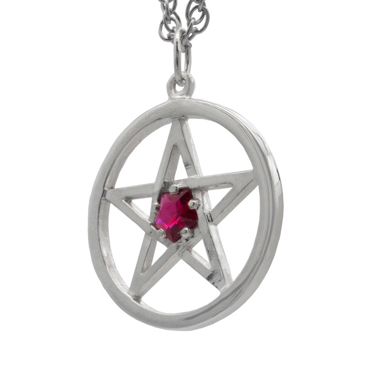 Harry Dresden's Pentacle Necklace with Ruby
