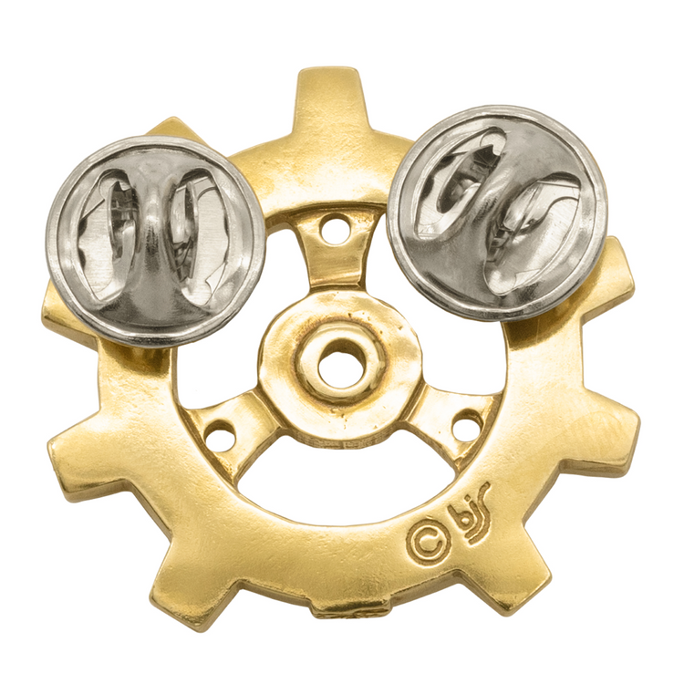 Auri's Brazen Gear Pin