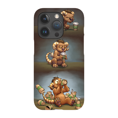 Coffee Critter Triptych Phone Case - Snap